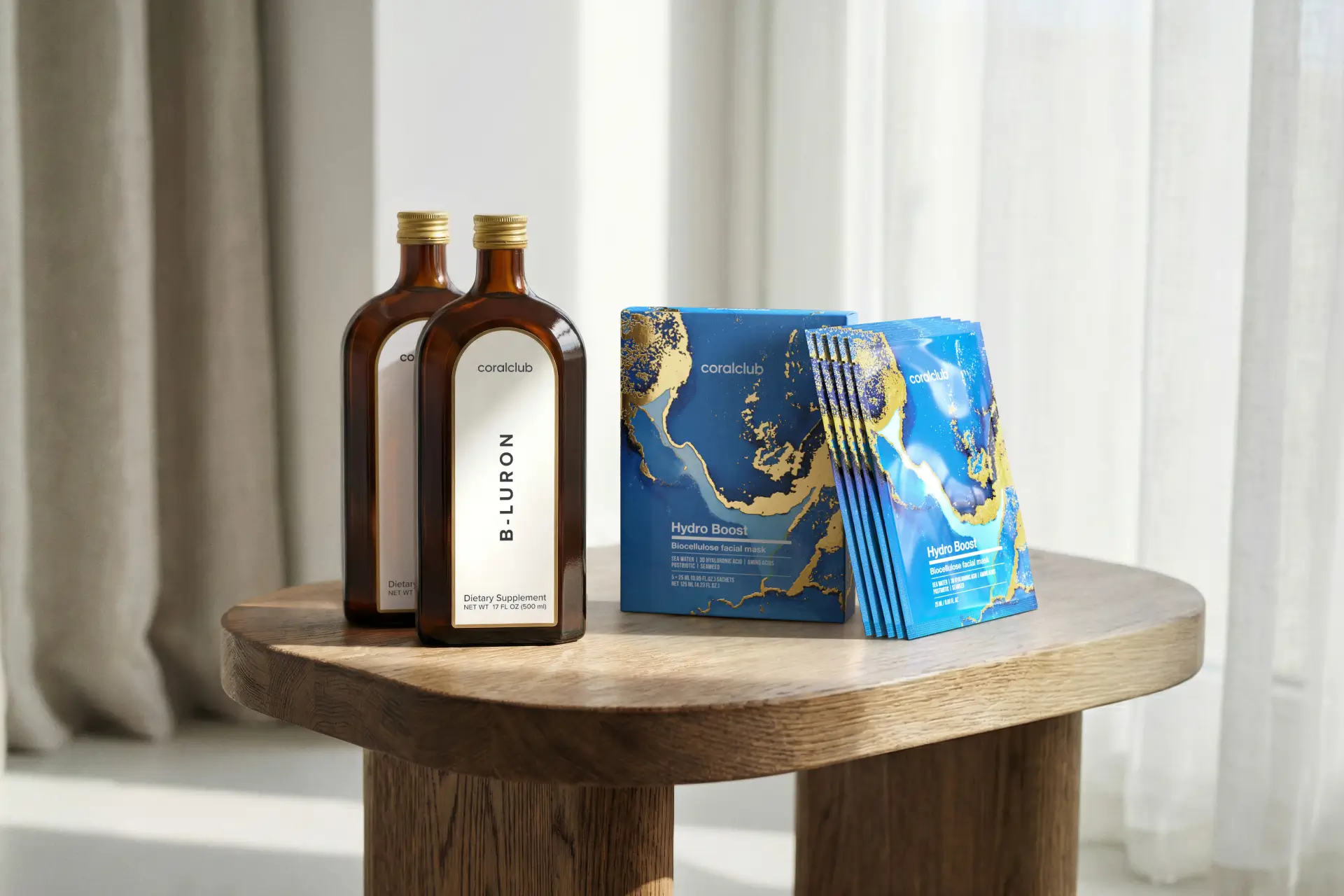 B-Luron + Hydro Boost Biyoselüloz yüz maskesi (5 maske)