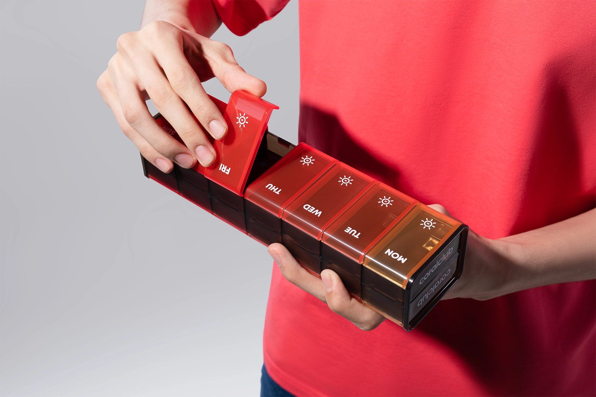 GoBox double-sided kapaklı, kırmızı