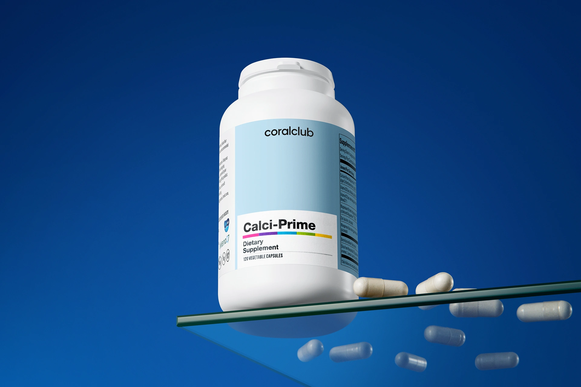 Calci-Prime Kalsiyum, Magnezyum, Vitamin D3 ve Vitamin K2 İçeren Takviye Edici Gıda